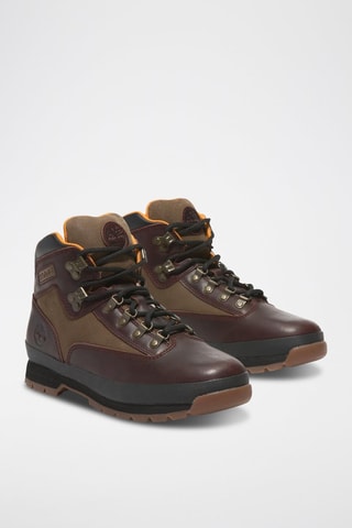 Leren Boots - Bordeauxrood