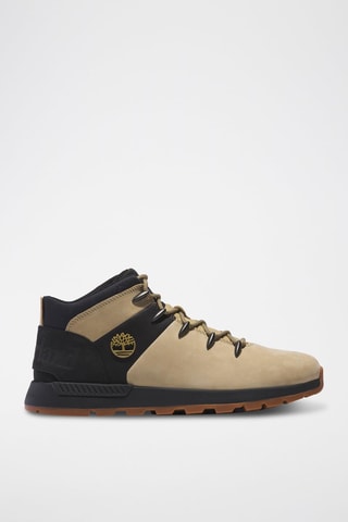 Leren Sneakers - Lichtbeige