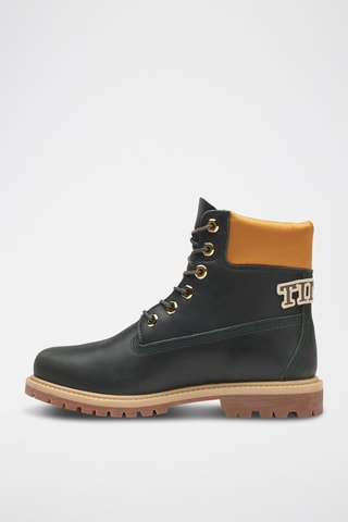 Nubuck Enkellaarzen - Donkergroen