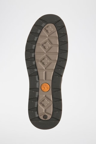Hoge Leren Sneakers - Oranje