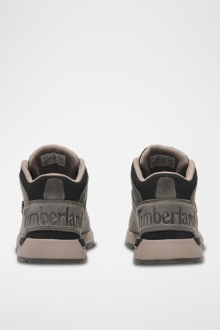 Hoge Leren Sneakers - Grijs