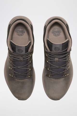 Hoge Leren Sneakers - Grijs
