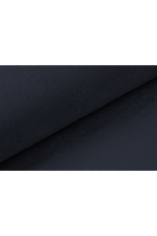 Canapé droit convertible Baldo - Bleu foncé - 2 places - Tissu velours