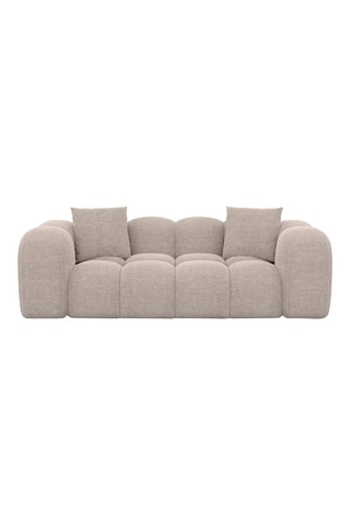 Canapé Nuvola - Beige - 2 places - Tissu structuré