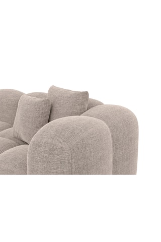 Canapé Nuvola - Beige - 4 places - Tissu structuré