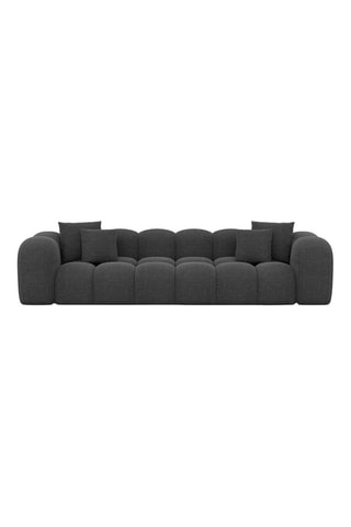 Canapé Nuvola - Anthracite - 4 places - Tissu structuré