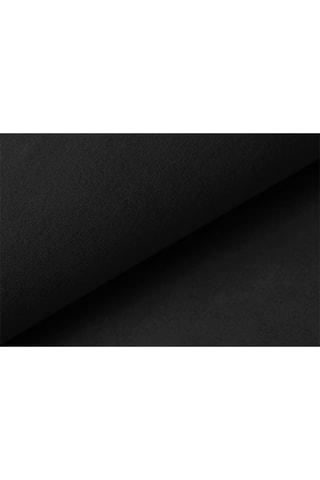 Canapé d’angle Ozura - Noir - 6 places - En tissu velours