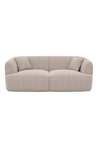 Canapé Ozura - Beige - 2 places - En polyester