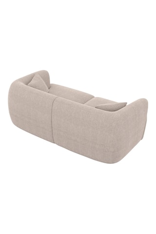 Canapé Ozura - Beige - 2 places - En polyester