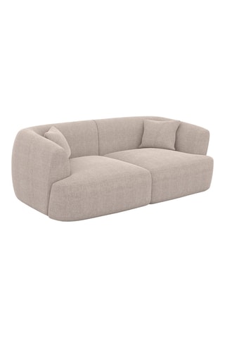 Canapé Ozura - Beige - 2 places - En polyester