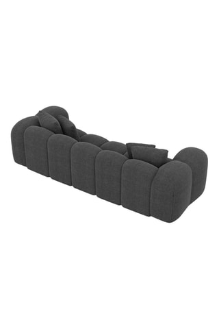 Canapé Nuvola - Anthracite - 3 places - En tissu structuré