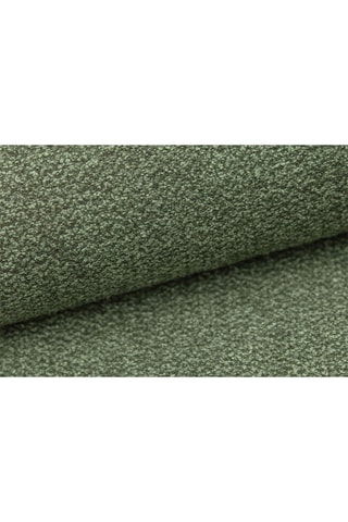 Canapé droit Baloo - Vert - 3 places - Tissu structuré