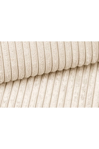 Canapé d'angle gauche Lionel - Beige clair - 5 places - Tissu velours côtelé