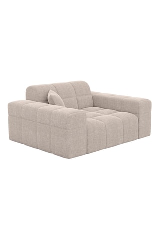 Fauteuil Cardano - Beige - Tissu structuré