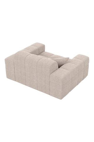 Fauteuil Cardano - Beige - Tissu structuré