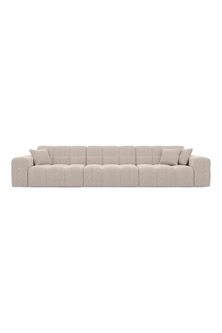 Canapé Cardano - Beige - 4 places - En tissu structuré