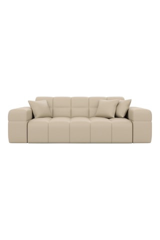 Canapé Cardano - Beige - 2 places - En cuir