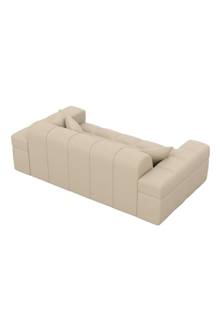 Canapé Cardano - Beige - 2 places - En cuir