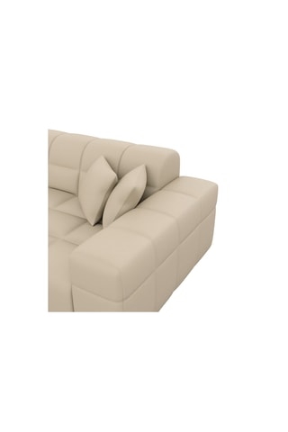 Canapé Cardano - Beige - 2 places - En cuir