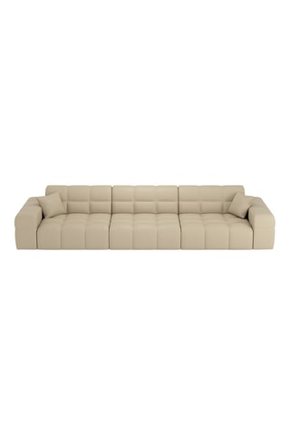 Canapé Cardano - Beige - 4 places - En cuir