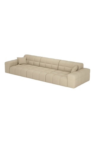 Canapé Cardano - Beige - 4 places - En cuir