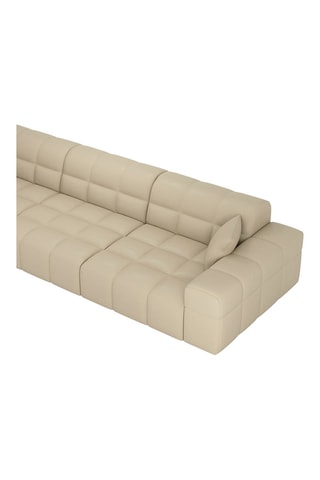 Canapé Cardano - Beige - 4 places - En cuir