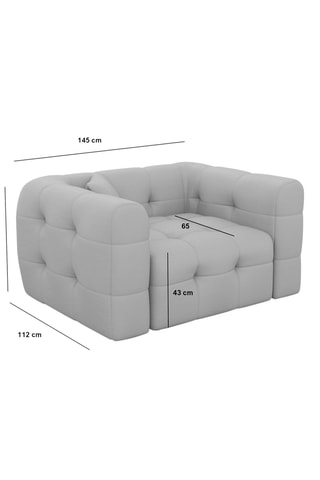 Fauteuil Baloo - Vert - En tissu structuré