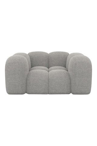 Fauteuil Nuvola - Gris clair - Tissu structuré