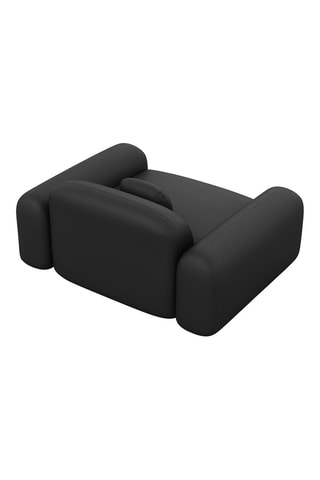 Fauteuil Labucca - Noir - En cuir
