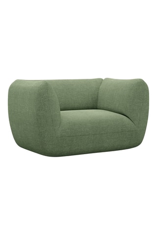 Fauteuil Leroy - Vert - Tissu structuré
