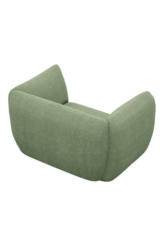 Fauteuil Leroy - Vert - Tissu structuré