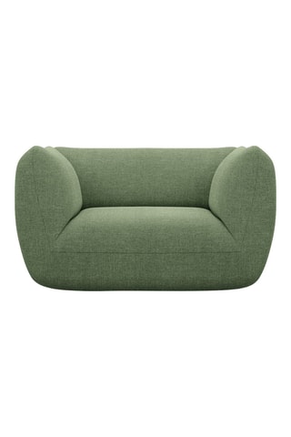 Fauteuil Leroy - Vert - Tissu structuré
