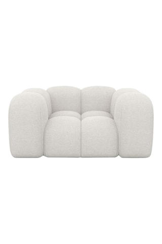Fauteuil Nuvola - Blanc - Tissu structuré