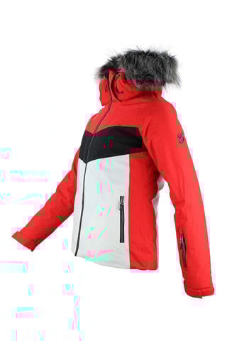 Ski-jack Afidol Rood en Zwart