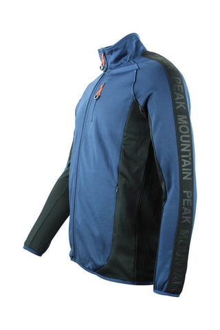 Fleece Jasje Cemon Nachtblauw en Zwart