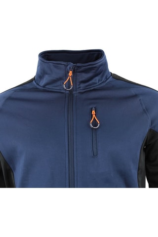 Fleece Jasje Cemon Nachtblauw en Zwart