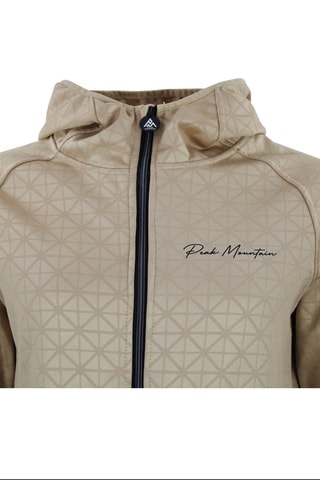 Fleece Jasje met Capuchon Amon Bronskleurig