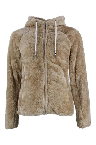 Fleece Jasje met Capuchon Alanzo Camel