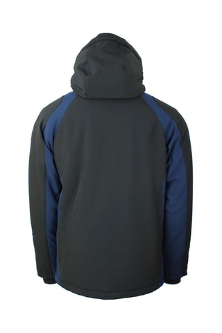 Softshell Jasje met Capuchon Cabilan Zwart en Marineblauw
