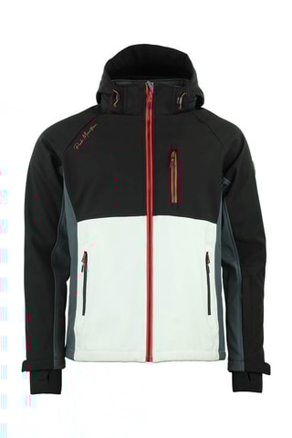 Jack met Capuchon Softshell Cametis  Zwart en Wit