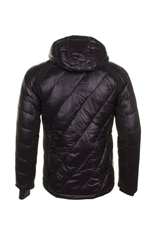 Ski-jack met Capuchon Zwart en Anijsgroen