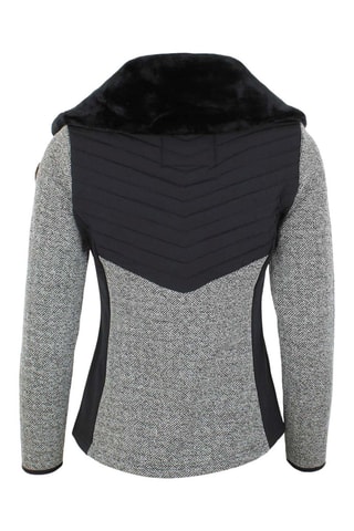 Fleece Jack Antemos   - Zwart en Gemêleerd Grijs