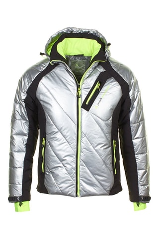 Ski-jasje Zilverkleurig en Zwart