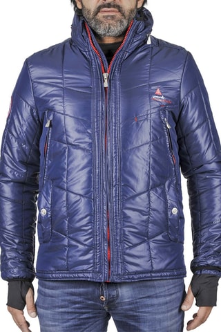Gewatteerde Jas met Capuchon Capa Marineblauw