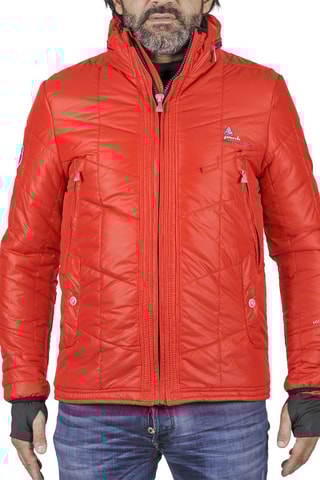 Gewatteerde Jas met Capuchon Capa Rood
