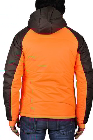 Gewatteerde Jas met Capuchon Cepeak Oranje en Bruin
