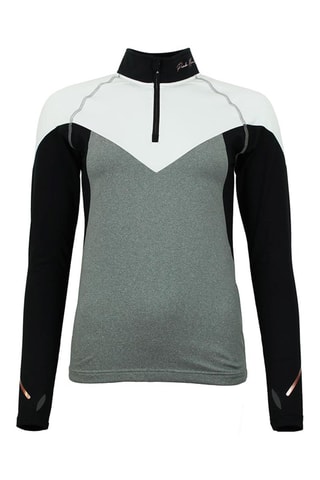T-shirt Antor Zwart en Gemêleerd Grijs