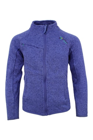 Fleece Sweater Fatorm Gemêleerd Donkerblauw