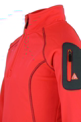 Fleece Sweater Facerun Koraalrood