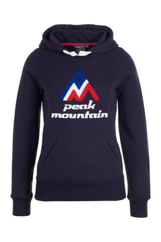 Sweater met Capuchon Adriver Peak Mountain - Marineblauw